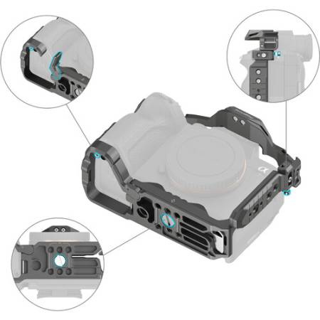 SmallRig 4481 - klatka z szybkozłączką HawkLock do Sony A7R V / A7 IV / A7S III / A1_3